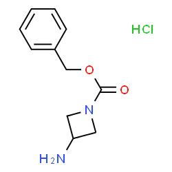 ChemSpider 2D Image | 1-CBZ-3-AMINO-AZETIDINE HYDROCHLORIDE | C11H15ClN2O2