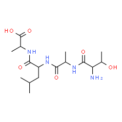 ChemSpider 2D Image | thr-ala-leu-ala | C16H30N4O6