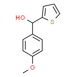 ChemSpider 2D Image | (4-Methoxyphenyl)(2-thienyl)methanol | C12H12O2S