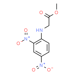 ChemSpider 2D Image | Methyl N-(2,4-dinitrophenyl)glycinate | C9H9N3O6