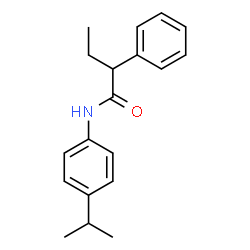 ChemSpider 2D Image | N-(4-Isopropylphenyl)-2-phenylbutanamide | C19H23NO