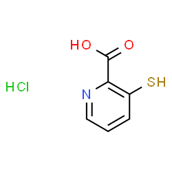 ChemSpider 2D Image | 3-Mercaptopicolinic acid hydrochloride | C6H6ClNO2S