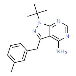 ChemSpider 2D Image | 3MB-PP1 | C17H21N5