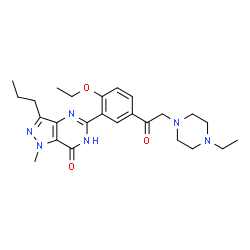 ChemSpider 2D Image | Acetildenafil | C25H34N6O3