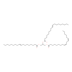 ChemSpider 2D Image | 1,2-Dielaidoyl-3-Linoleoyl-rac-glycerol | C57H102O6