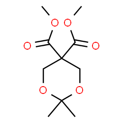 ChemSpider 2D Image | Dimethyl 2,2-dimethyl-1,3-dioxane-5,5-dicarboxylate | C10H16O6