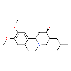 ChemSpider 2D Image | (2R,3S,11bS)-3-Isobutyl-9,10-dimethoxy-1,3,4,6,7,11b-hexahydro-2H-pyrido[2,1-a]isoquinolin-2-ol | C19H29NO3
