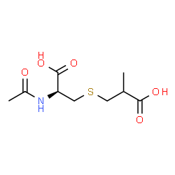 ChemSpider 2D Image | N-Acetyl-S-(2-carboxypropyl)-D-cysteine | C9H15NO5S