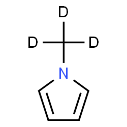 ChemSpider 2D Image | N-Methyl-d3-pyrrole | C5H4D3N