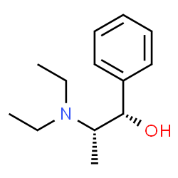 ChemSpider 2D Image | (1S,2S)-2-(Diethylamino)-1-phenyl-1-propanol | C13H21NO