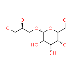 ChemSpider 2D Image | (2R)-2,3-Dihydroxypropyl alpha-L-erythro-hexopyranoside | C9H18O8
