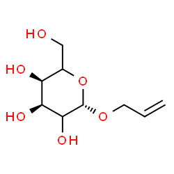 ChemSpider 2D Image | Allyl beta-L-erythro-hexopyranoside | C9H16O6