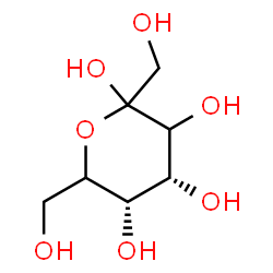 ChemSpider 2D Image | 1-C-(Hydroxymethyl)-D-erythro-hexopyranose | C7H14O7