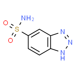 ChemSpider 2D Image | 1H-Benzotriazole-5-sulfonamide | C6H6N4O2S