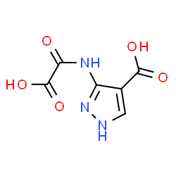 ChemSpider 2D Image | 3-[(Carboxycarbonyl)amino]-1H-pyrazole-4-carboxylic acid | C6H5N3O5