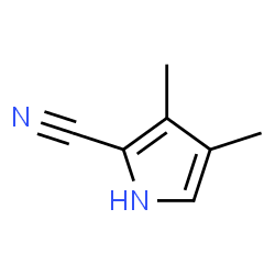 ChemSpider 2D Image | 3,4-Dimethyl-1H-pyrrole-2-carbonitrile | C7H8N2