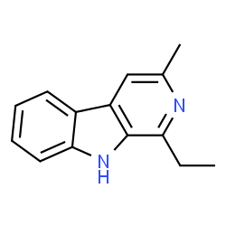 ChemSpider 2D Image | 1-Ethyl-3-methyl-9H-beta-carboline | C14H14N2