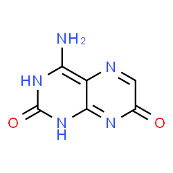 ChemSpider 2D Image | 4-Amino-2,7(1H,3H)-pteridinedione | C6H5N5O2