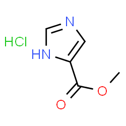 ChemSpider 2D Image | Methyl 1H-imidazole-5-carboxylate hydrochloride | C5H7ClN2O2