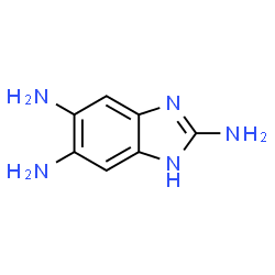 ChemSpider 2D Image | 1H-Benzimidazole-2,5,6-triamine | C7H9N5
