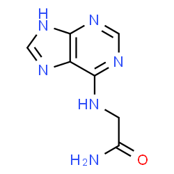 ChemSpider 2D Image | N(6)-carbamoylmethyladenine | C7H8N6O