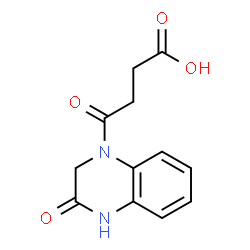 ChemSpider 2D Image | 3,4-Dihydro-Î³,3-dioxo-1(2H)-quinoxalinebutanoic acid | C12H12N2O4