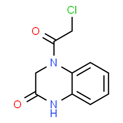 ChemSpider 2D Image | 4-(Chloroacetyl)-3,4-dihydro-2(1H)-quinoxalinone | C10H9ClN2O2