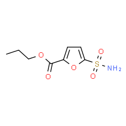 ChemSpider 2D Image | Propyl 5-sulfamoyl-2-furoate | C8H11NO5S