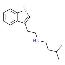 ChemSpider 2D Image | N-[2-(1H-Indol-3-yl)ethyl]-3-methyl-1-butanamine | C15H22N2