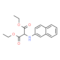 ChemSpider 2D Image | Diethyl (2-naphthylamino)malonate | C17H19NO4