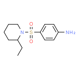 ChemSpider 2D Image | 4-(2-ETHYLPIPERIDIN-1-YLSULFONYL)ANILINE | C13H20N2O2S