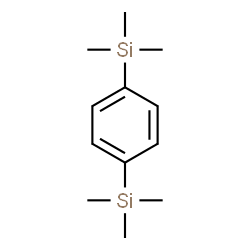 ChemSpider 2D Image | 1,4-BIS(TRIMETHYLSILYL)BENZENE | C12H22Si2