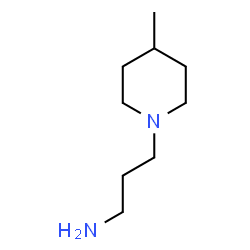 ChemSpider 2D Image | 3-(4-methyl-1-piperidinyl)propylamine | C9H20N2