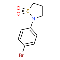 ChemSpider 2D Image | 2-(4-Bromophenyl)isothiazolidine 1,1-dioxide | C9H10BrNO2S