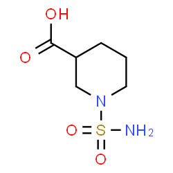 ChemSpider 2D Image | 1-Sulfamoyl-3-piperidinecarboxylic acid | C6H12N2O4S