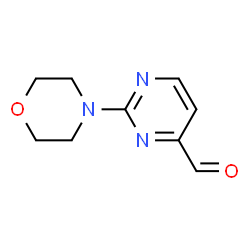 ChemSpider 2D Image | 2-Morpholinopyrimidine-4-carbaldehyde | C9H11N3O2