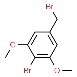 ChemSpider 2D Image | 2-Bromo-5-(bromomethyl)-1,3-dimethoxybenzene | C9H10Br2O2