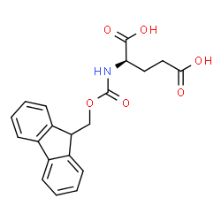 ChemSpider 2D Image | N-Fmoc-d-glutamic acid | C20H19NO6