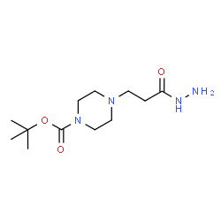 ChemSpider 2D Image | TERT-BUTYL 4-[2-(HYDRAZINECARBONYL)ETHYL]PIPERAZINE-1-CARBOXYLATE | C12H24N4O3