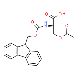 ChemSpider 2D Image | O-Acetyl-N-[(9H-fluoren-9-ylmethoxy)carbonyl]serine | C20H19NO6