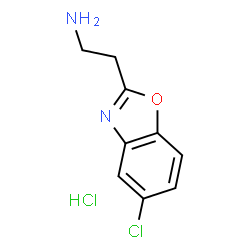 ChemSpider 2D Image | 2-(5-Chlorobenzo[d]oxazol-2-yl)ethanamine hydrochloride | C9H10Cl2N2O