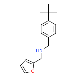 ChemSpider 2D Image | (4-tert-Butyl-benzyl)-furan-2-ylmethyl-amine | C16H21NO