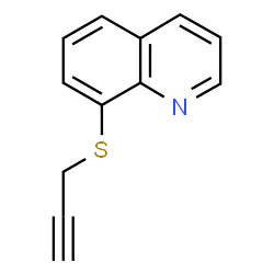 ChemSpider 2D Image | 8-Prop-2-ynylsulfanyl-quinoline | C12H9NS