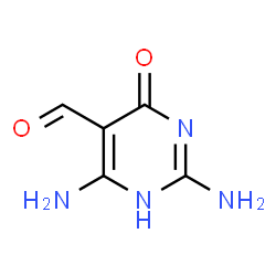 ChemSpider 2D Image | 2,4-diamino-6-hydroxypyrimidine-5-carbaldehyde | C5H6N4O2