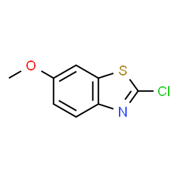 ChemSpider 2D Image | 2-Chloro-6-methoxybenzothiazole | C8H6ClNOS