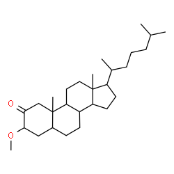 ChemSpider 2D Image | 3-Methoxycholestan-2-one | C28H48O2