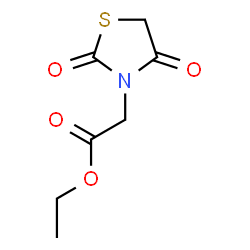 ChemSpider 2D Image | Ethyl (2,4-dioxo-1,3-thiazolidin-3-yl)acetate | C7H9NO4S