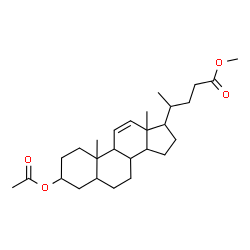 ChemSpider 2D Image | Methyl 3-acetoxychol-11-en-24-oate | C27H42O4