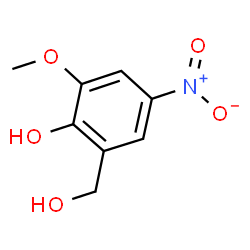 ChemSpider 2D Image | 2-(Hydroxymethyl)-6-methoxy-4-nitrophenol | C8H9NO5