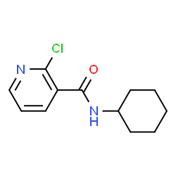 ChemSpider 2D Image | 2-Chloro-N-cyclohexylnicotinamide | C12H15ClN2O